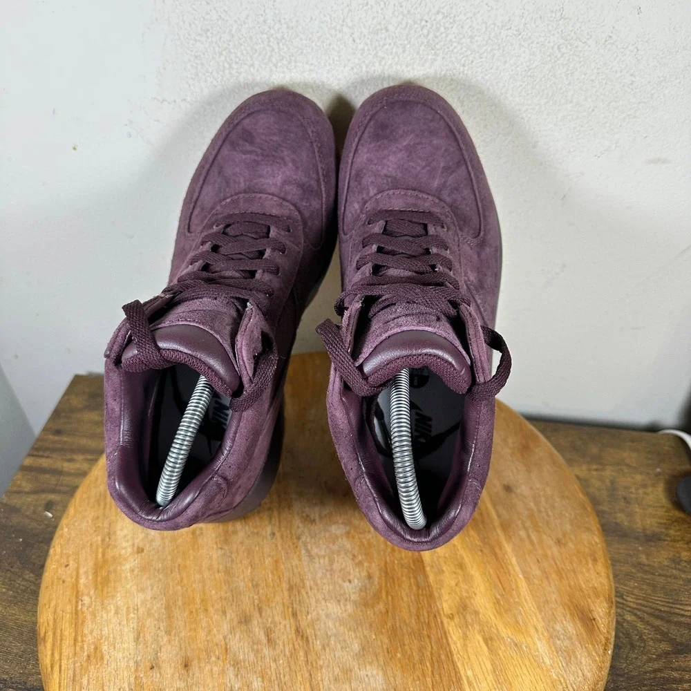 Nike Air Max Goadome Suede ACG Burgundy Suede Gum Sole Boots 865031-602 Mens 8